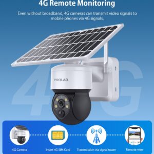 8MP Solar 4G Prolab Camera with Two Way Communication 6 Watts Battery