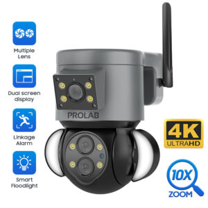 PROLAB WIFI DUAL LENS CAMERA WITH AUTO TRACKING AND 10X ZOOM