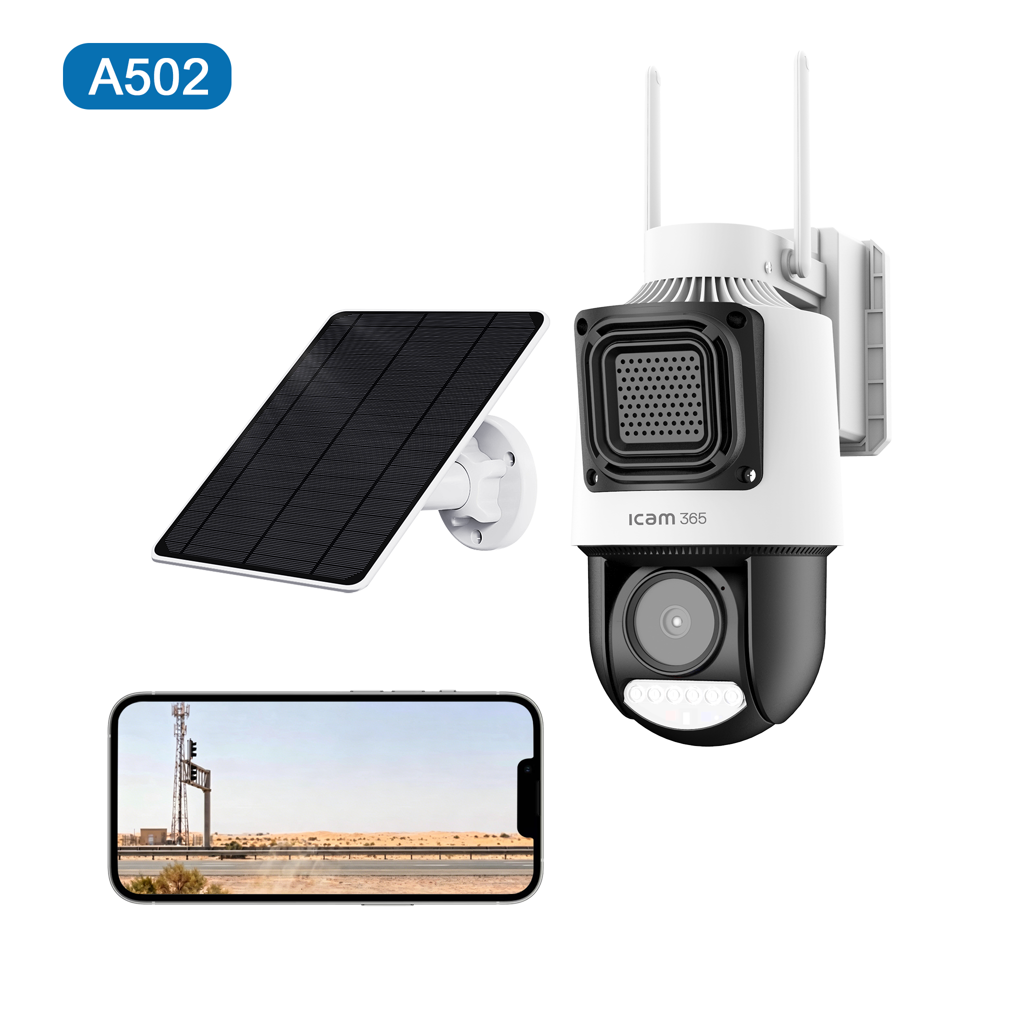 Advanced Solar 4g  LTE AOV Security Camera  A502